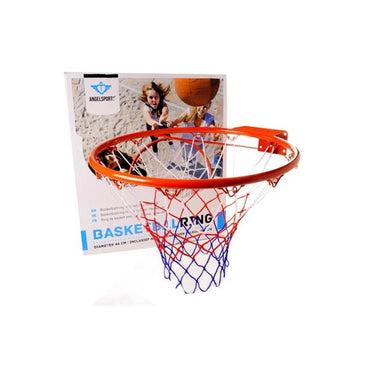 Engelhart basketbalring oranje 46cm exclusief net