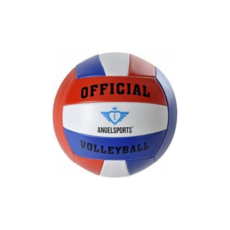 Afbeelding laden in galerijviewer, Engelhart volleybal in pvc, rood blauw wit, machine genaaid, maat 5

