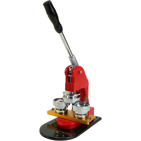 Button machine incl. 250 buttons, d 5,5 cm, 1 set