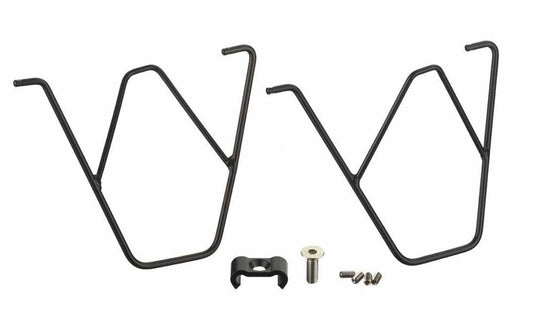 Racktime holder for side-bag for clipit black 2 pieces