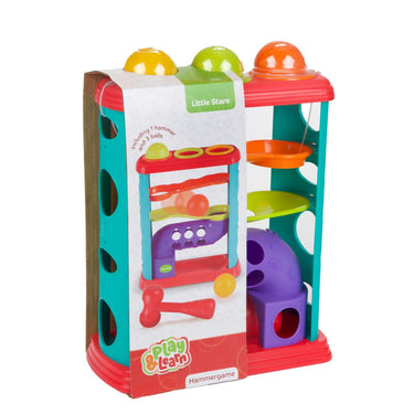 Toi-toys little stars hamerbank toren met 3 ballen