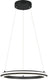 Trio amador - hanglamp - zwart mat - incl. 1x smd 34 w - dimbaar met schakelaar - plafondbevestiging - in hoogte verstelbaar - dip - schakelaar