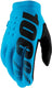 100percent brisker off-road handschoenen blauw l short