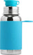 Pura sportfles 550 ml - drinkfles - bidon - plasticvrij - roest niet - vaatwasserbestendig - inclusief sportsleeve en sportdop - top is verwisselbaar - veelzijdig - aqua