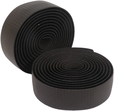 Carbon handlebar tape - black (2 pieces in a box)