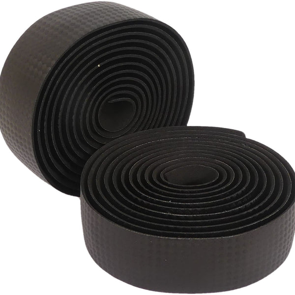 Carbon handlebar tape - black (2 pieces in a box)