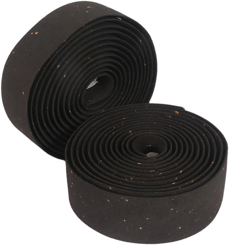 Handlebar Tape Edge Cork - black (2 pcs in a box)