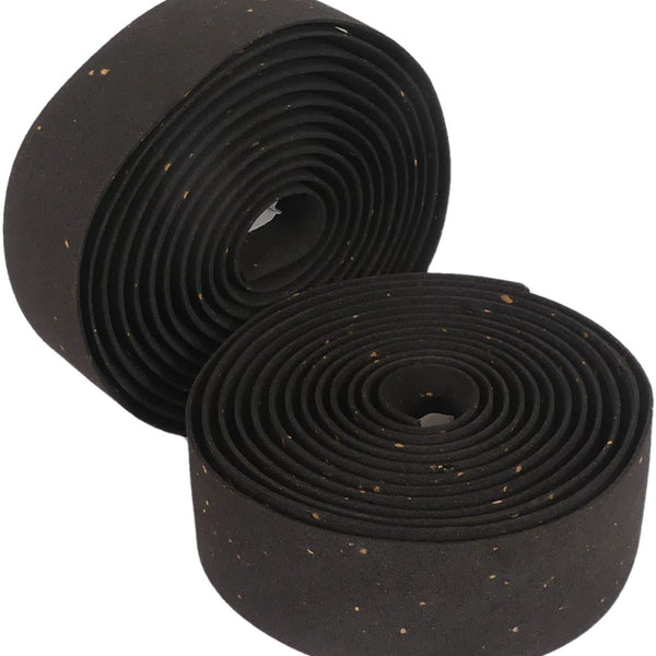 Handlebar Tape Edge Cork - black (2 pcs in a box)