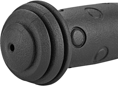 handles junior 100 x 22 mm rubber black 2 pieces