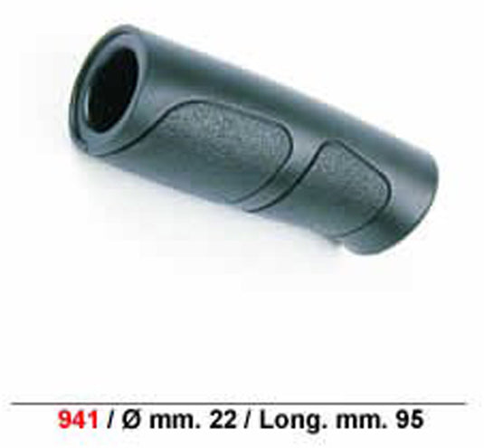 Pro grip handvat sportief kort - zwart (per stuk)