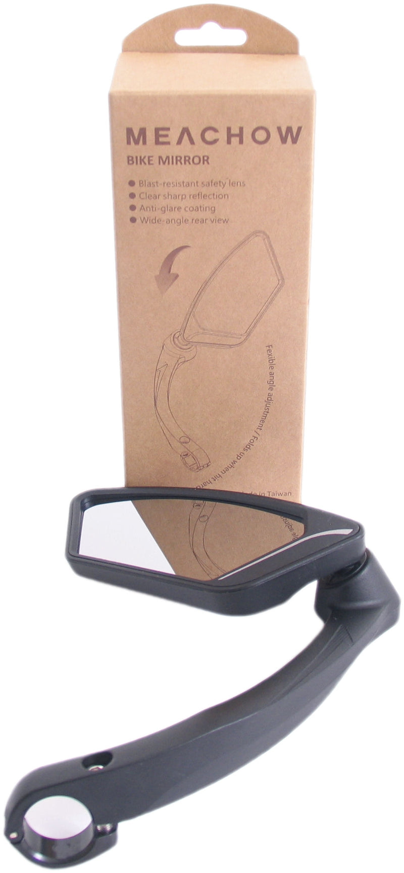 Load image into Gallery viewer, Spiegel links E-bike multi-angle stuurbev. zwart
