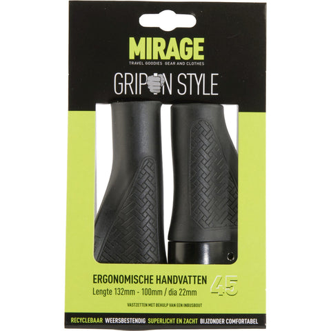 Mirage grip set grips in style 100/132mm black