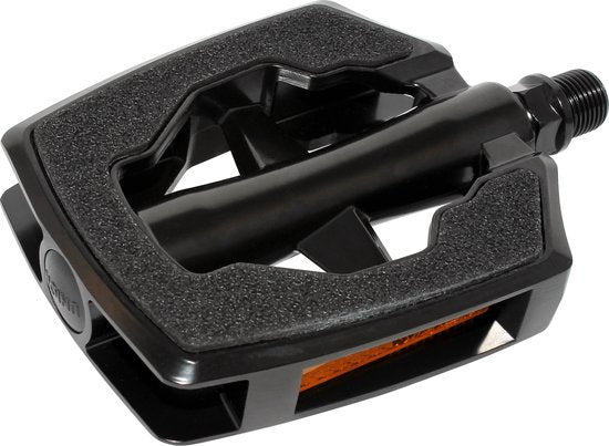 Marwi pedal set sp-890 sandblock black aluminum gloss black