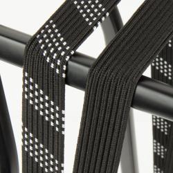 Qibbel widek veiligheidsbinder suv stalen haak 54cm zwart zilver