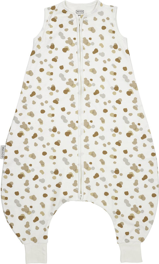 Meyco baby stains baby zomer slaapoverall jumper - sand - 80cm - 0.5 tog
