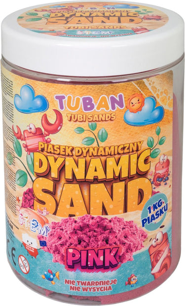 Tuban - dynamic sand – speelzand - pink 1 kg