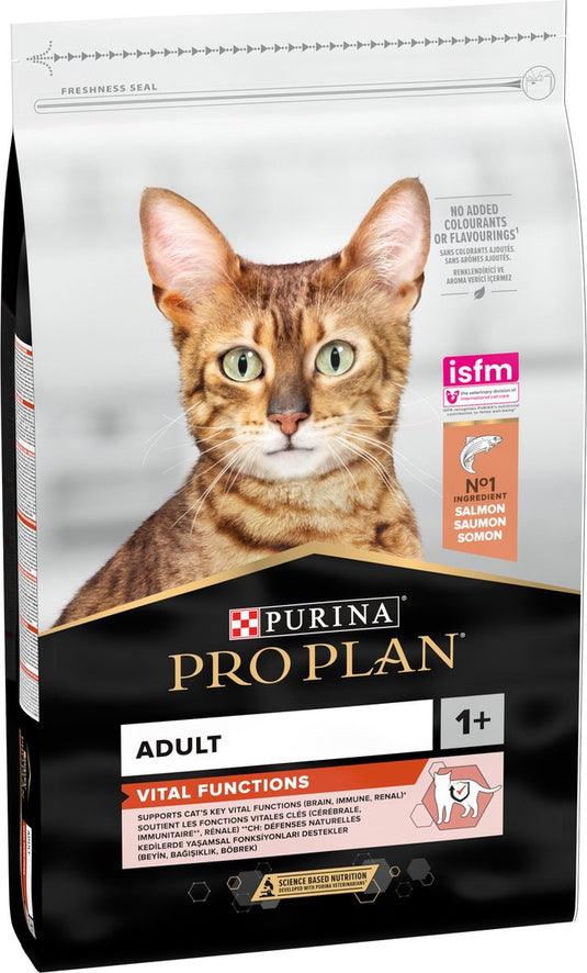 Pro plan adult vital functions - katten droogvoer - zalm - 10 kg