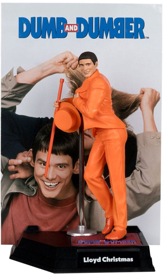 Mcfarlane toys dumb and dumber movie maniacs pvc statue lloyd christmas (gold label) 15 cm action figuur