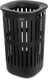Brabantia collect-it wasmand - met deksel - 55 l - black