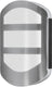 Osram endura style plate wall wandlamp in moderne roestvrijstalen look met indirect licht, heldere en functionele led-buitenlamp, ip44-bescherming, voor entreeverlichting en gevels