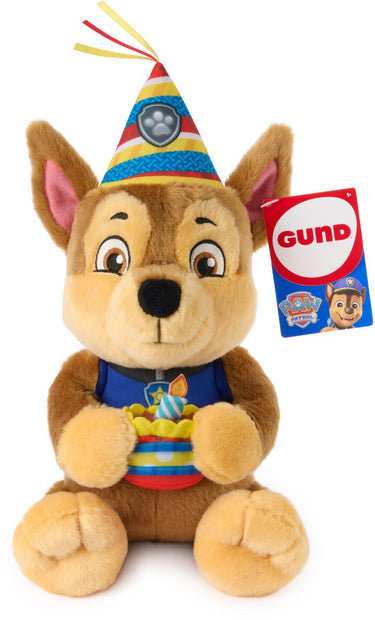 Paw patrol - birthday chase knuffel van 24 cm - pluche - knuffels