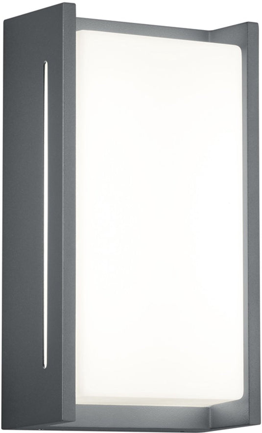 Trio indus - wandlamp - antraciet - incl. 2x smd 4 w - sensor dimmer - geheugenfunctie - buitenverlichting - ip54
