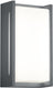 Trio indus - wandlamp - antraciet - incl. 2x smd 4 w - sensor dimmer - geheugenfunctie - buitenverlichting - ip54