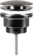 Differnz design afvoerplug gun metal