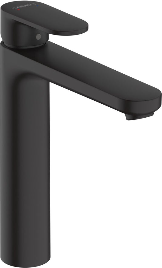 Hansgrohe vernis blend - wastafelmengkraan - ééngreeps bediening - zonder waste - 190mm maat - mat zwart