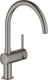 Grohe minta keukenkraan - draaibare hoge c-uitloop - 1 straalstand - brushed hard graphite (mat antraciet)
