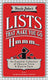 Uncle john's lists that make you go hmmm...