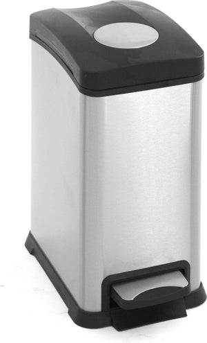 Eko pedaalemmer 31054022 rvs (roestvrij staal) zilver