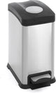 Eko - rejoice pedaalemmer 12 liter - stainless steel plastic - mat rvs - prullenbak