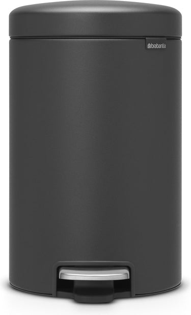 Brabantia newicon prullenbak - 12 liter - mineral infinite grey