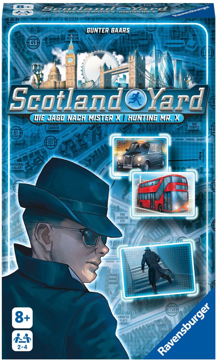 Afbeelding laden in galerijviewer, Ravensburger scotland yard 24 bordspel
