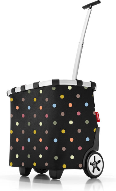 Reisenthel carrycruiser boodschappentrolley - polyester - 40l - dots zwart