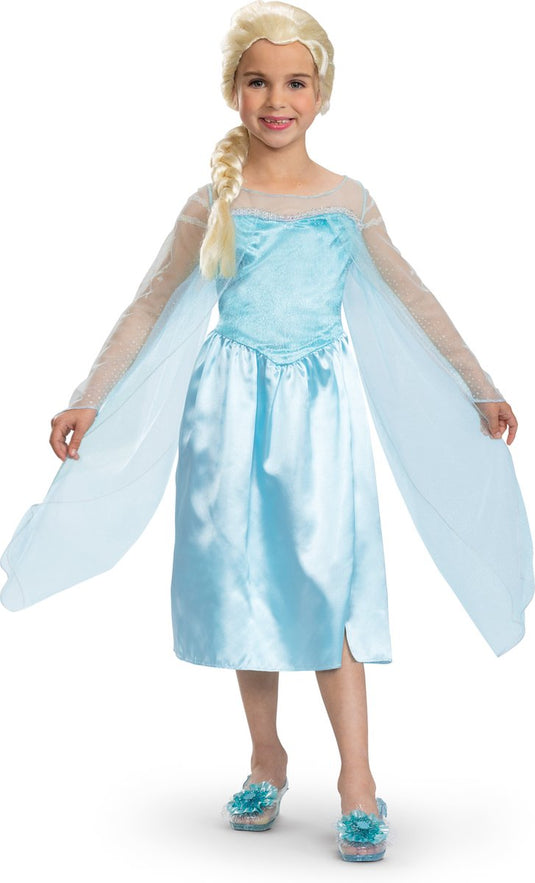 Disguise disney - frozen, elsa classic , maat m (7-8 jaar), meisjes