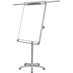 E-vision mobiele flipchart bi silque master vision wit grijs