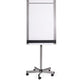 Mobiele flipchart bi-office ea4822016 zilver