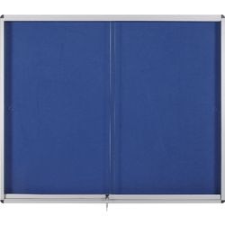 Vergrendelbaar notitiebord bi-office vt690207160 grijs transparant