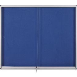 Vergrendelbaar notitiebord bi-office vt660207160 grijs transparant
