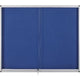 Vergrendelbaar notitiebord bi-office vt660207160 grijs transparant