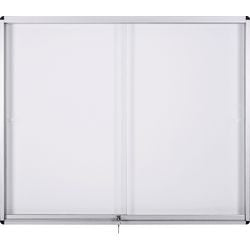 Vergrendelbaar notitiebord bi-office vt690209160 aluminium