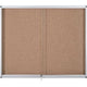 Vergrendelbaar notitiebord bi-office vt660201160 aluminium afslutibaar