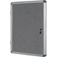 Vitrine bi-office magnetic vt950103150 aluminium afsluitbaar