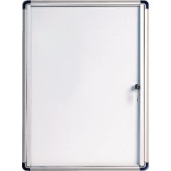 Vitrine bi-office magnetic vt990109660 aluminium afsluitbaar