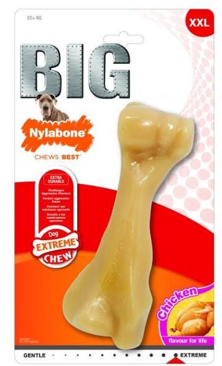 Load image into Gallery viewer, Nylabone power chew harde bijters kipsmaak
