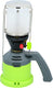 Kinzo gaslamp - incl. 3 gaskousjes - voor camping en outdoor - handvat - piezo ontsteking