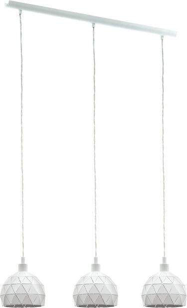 Eglo roccaforte hanglamp - e14 - 75 cm - wit