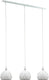 Eglo roccaforte hanglamp - e14 - 75 cm - wit